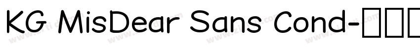 KG MisDear Sans Cond字体转换 KG MisDear Sans Cond字体转换